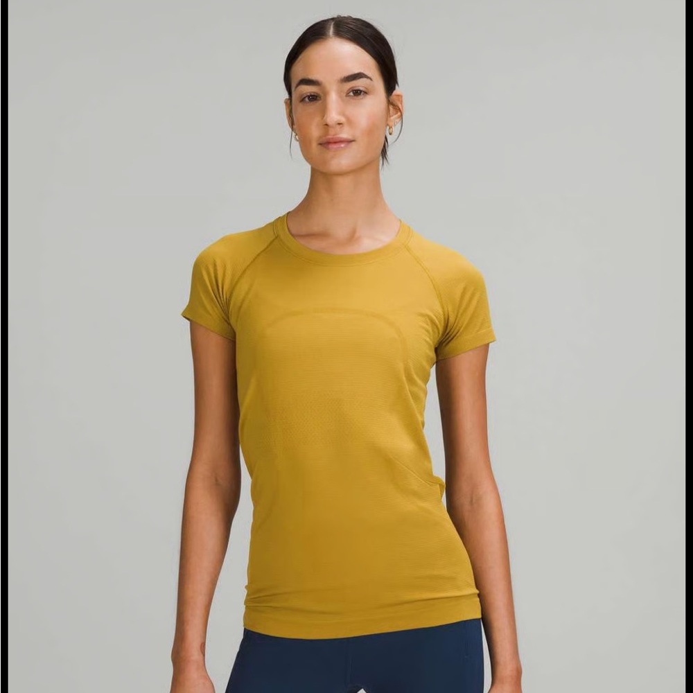 lululemon athletica Women's Yellow Swiftly Tech Short Sleeve